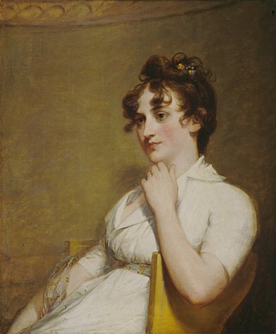 Eleanor Parke Custis Lewis (Mme Lawrence Lewis), 1804 - Gilbert Stuart